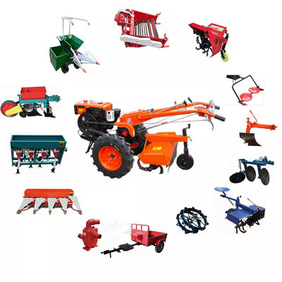 Agricultrue 2 Wheel Walk Behind Tractor Multifunction Motocultor Power Tiller