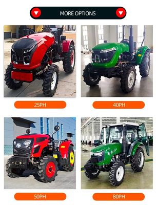 Convenient Maintenance 4 Wheel Drive Garden Tractor Walking 30 Hp Mini Tractor