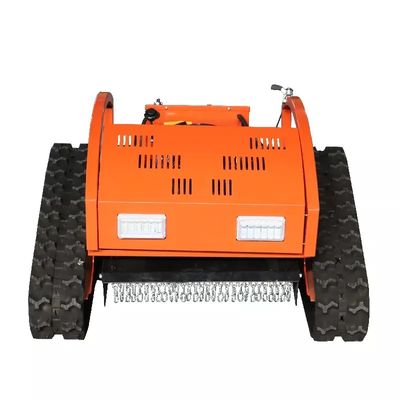 Gasoline Robotic Lawn Mower OEM Cordless Rubber Track Non Slip