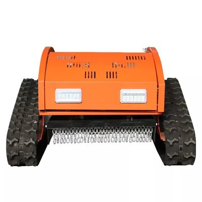 Gasoline Robotic Lawn Mower OEM Cordless Rubber Track Non Slip