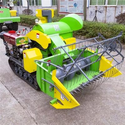 20HP Paddy Rice Harvester Save Manpower Mini Paddy Harvesting Machine