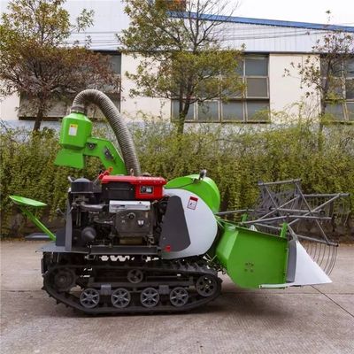 20HP Paddy Rice Harvester Save Manpower Mini Paddy Harvesting Machine