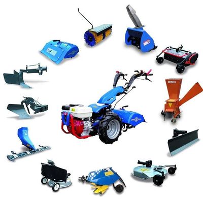 BCS Cultivator Tiller Rotary Hoe Reduce Dust Hand Held Rotary Tiller