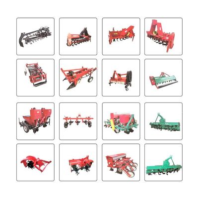 Red Agricultural Farm Tractor 35 Hp Compact Tractor With Front Loader