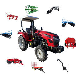 4wd Agricultural Farm Tractor 60hp Blue 4 Wheel Tractor With Parts