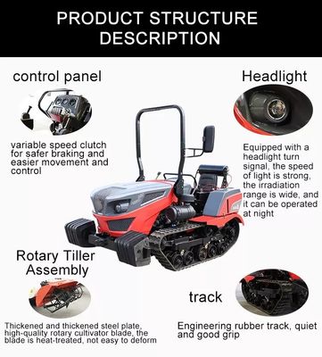 CE Large Farm Tractors Weeding Ditching Farm Machinery And Equipment