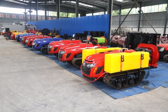 Agricultural Crawler Farm Tractor Rubber Track Mini Power Tiller