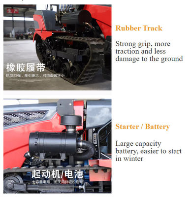 CE Large Farm Tractors Weeding Ditching Farm Machinery And Equipment