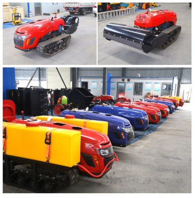 Agricultural Crawler Farm Tractor Rubber Track Mini Power Tiller