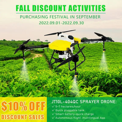 8 Nozzles Farming Drone Sprayer Smart Batteries Series Spray Pump Drone
