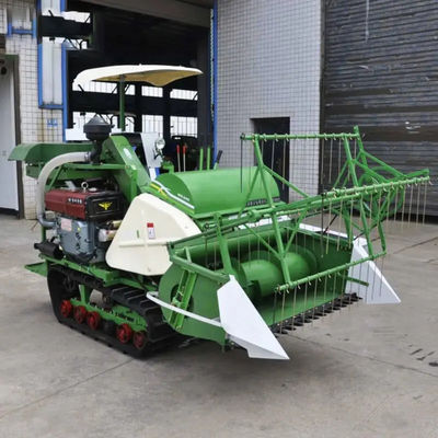 Self Propelled Farm Combine Harvester Light Weight Track Combine Harvester