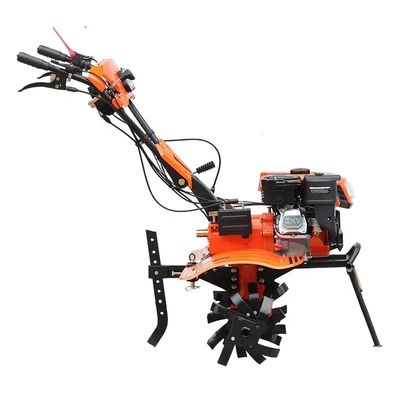 170F Rotary Hoe Cultivator 5.5kw Tractor Rotary Tiller With A Toolbox