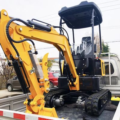 TUV Crawler Excavator 1500mm Small Mini Excavator Easy To Clean