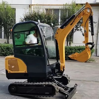 Small Flexible Crawler Excavator Anti Collision Micro Digger Machine