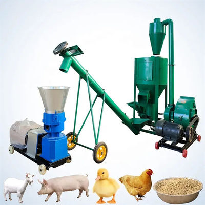 Small Scale Fish Food Pellet Machine Diesel Engine Manual Model