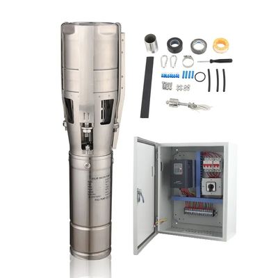 Mppt Controller Agriculture Solar Powered Water Pump IP68 With Solar Panels