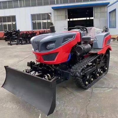 Rotary Tillage Crawler Farm Tractor 2200 rpm Mini Farm Tractor