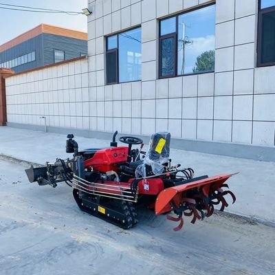 Hydraulic 4 Wheel Tractor Backfilling Farm Tillers Cultivators