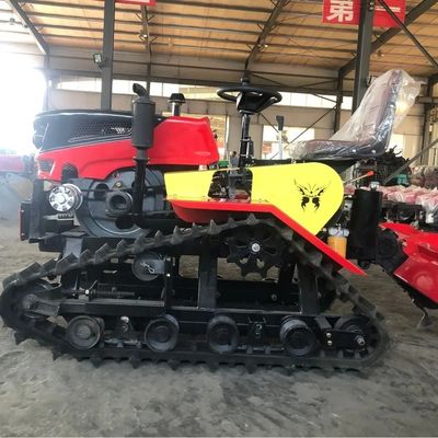 Multifunctional Crawler Farm Tractor 35HP Small Farm Tractors For Paddy Field
