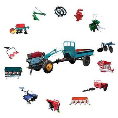 Horizontal Type Walking Farm Tractor 2 Wheel Tractor For Mountainous Field