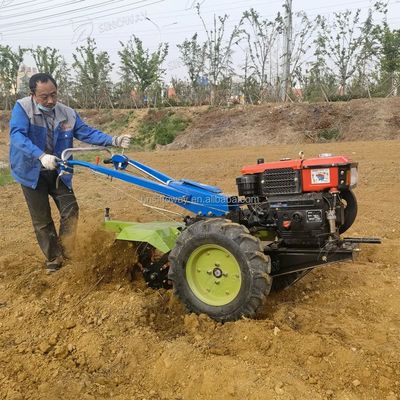 22hp Small Farm Tractor Motocultor Power Tiller Walk Behind Garden Tractor 20hp